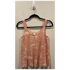 STARING AT STARS Round Neck Pink Tank Top